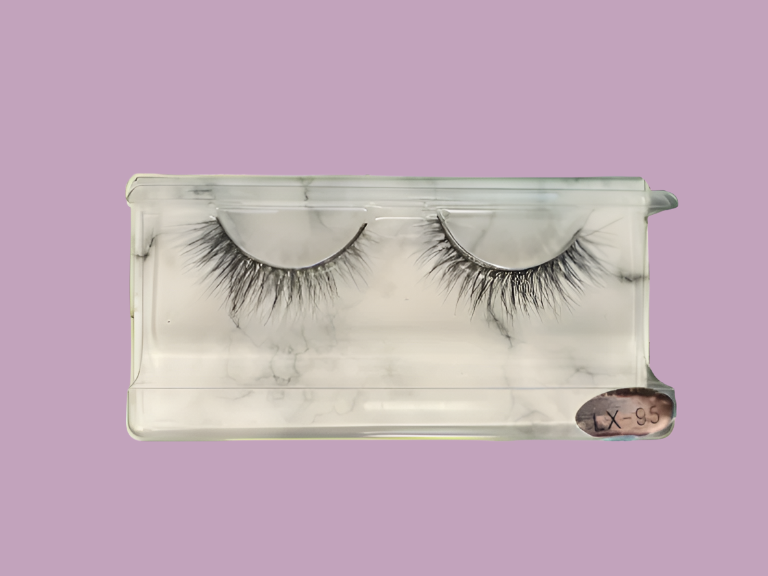 3D Natural Reusable Mink Lashes LX95 Lightweight Look | Glam Bra USA